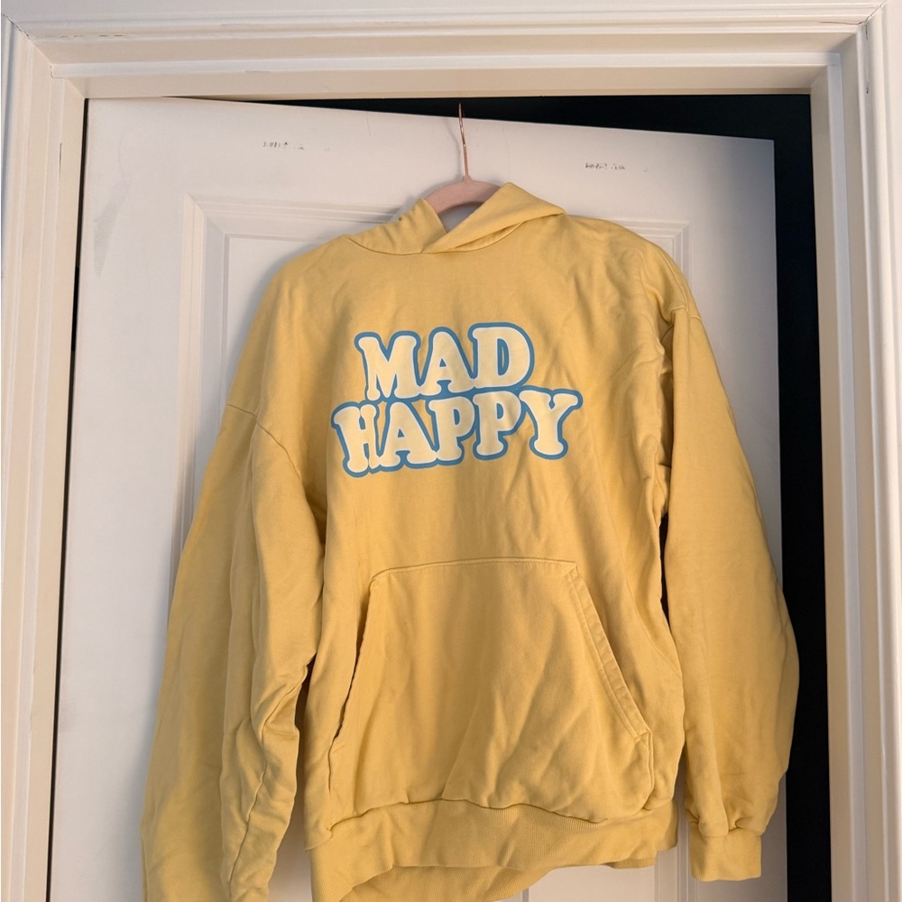 Madhappy Soft Yellow Crewneck Sweatshirt